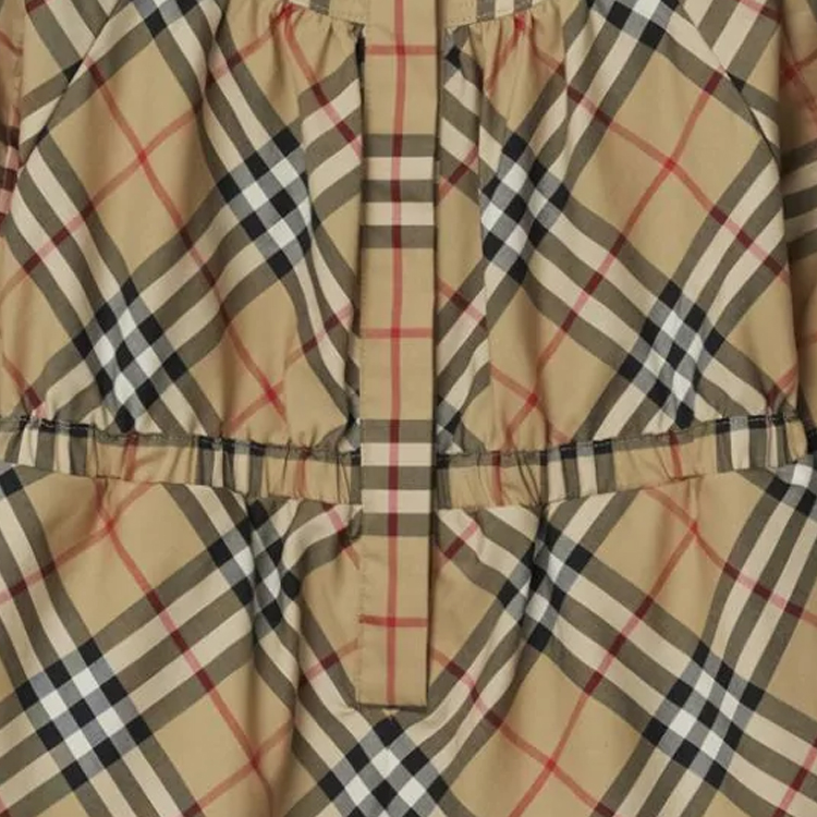 Детский комбинезон Burberry (бежевый) — фото 7