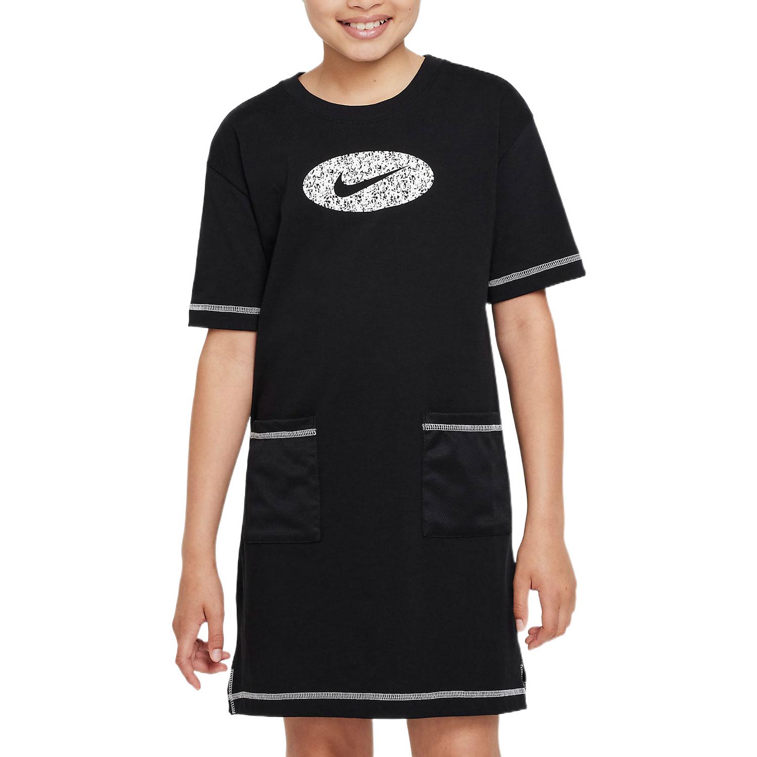 Женское платье Nike Logo (черное) — фото 2