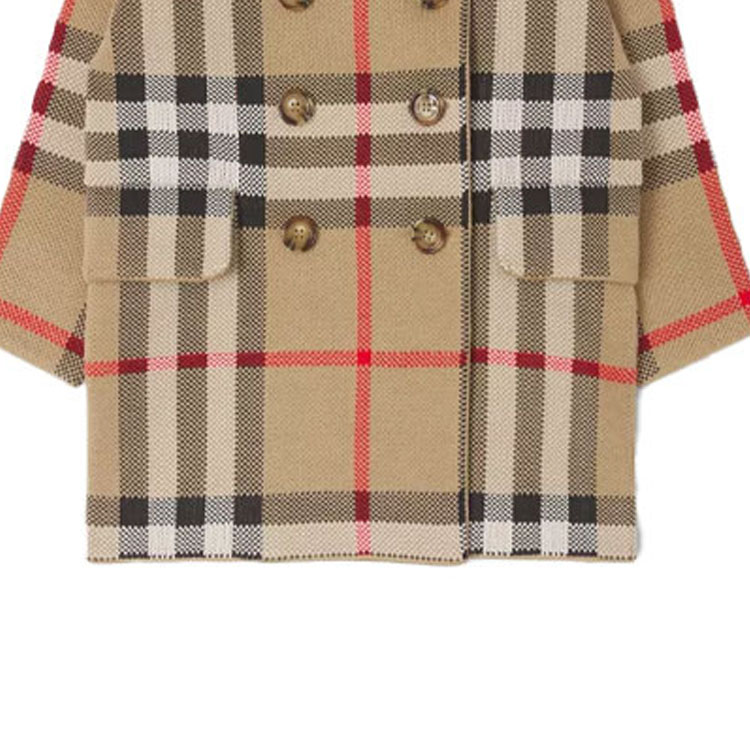 Пальто Burberry (бежевое) — фото 9