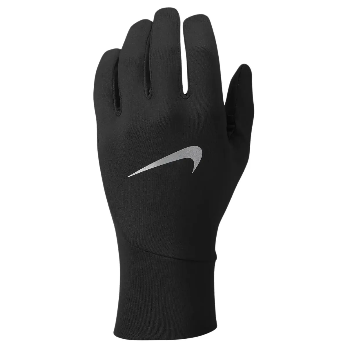 Nike Polyester, Elastane, Nylon, Polyurethane, Polyester Gloves Men's Black