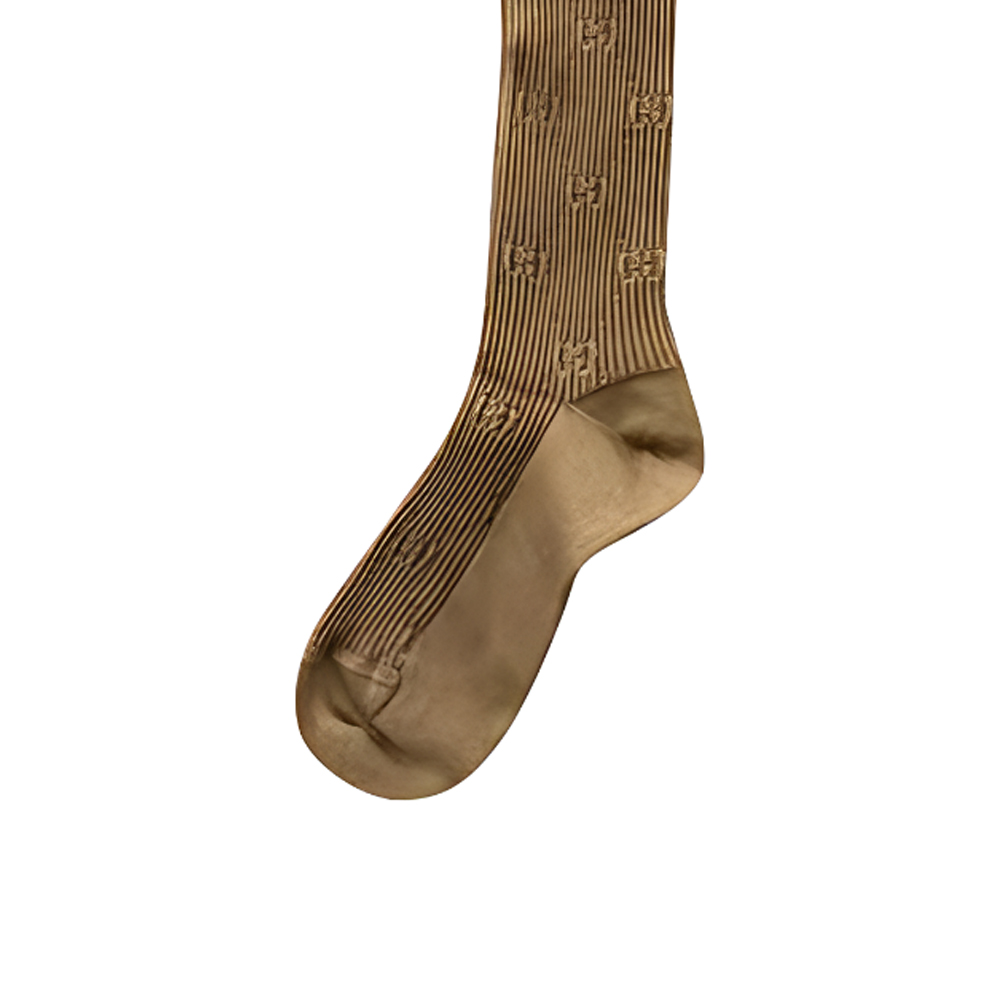 GUCCI FW22 Knee High Socks Women’s Brown