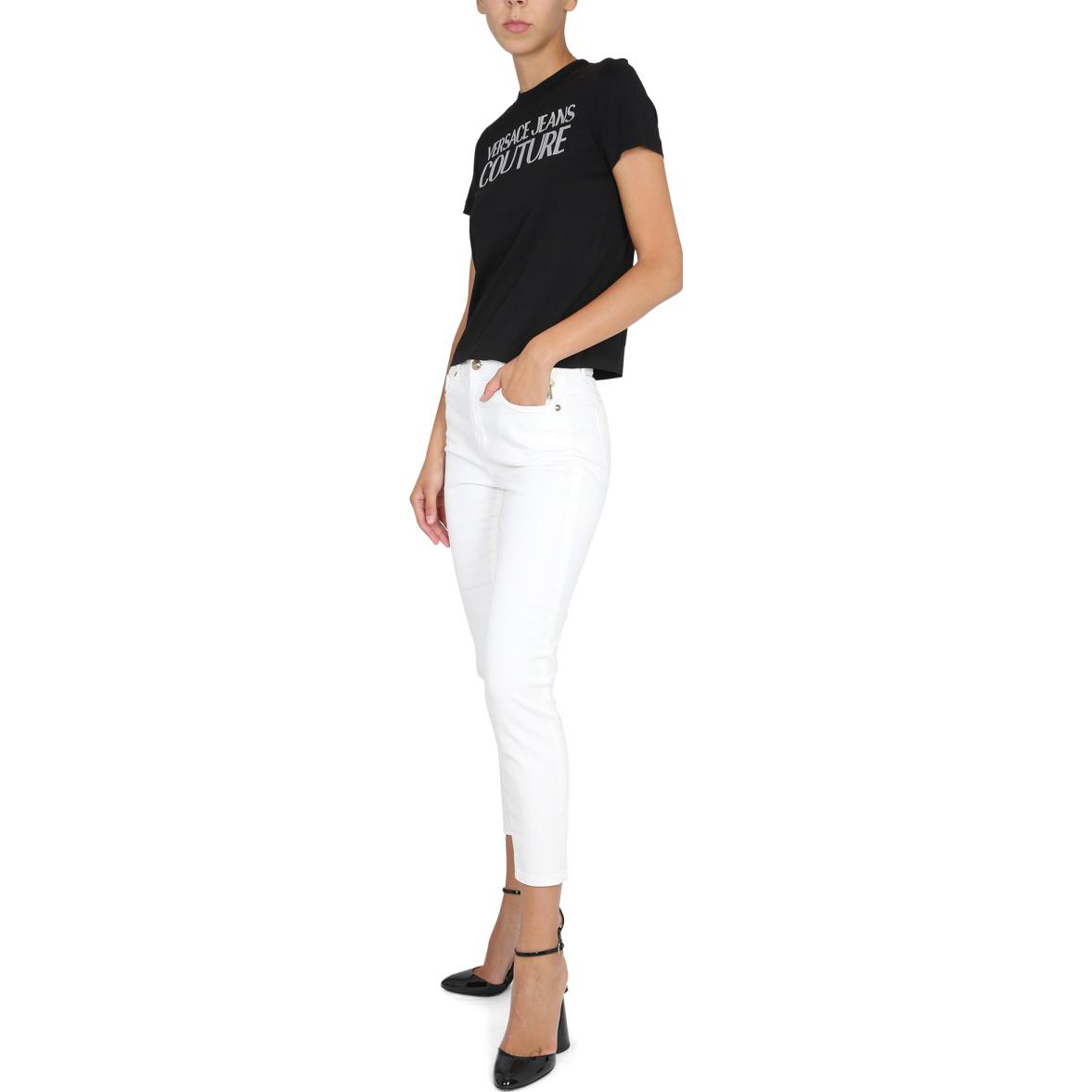 Женская футболка Versace JEANS COUTURE (черный) — фото 3