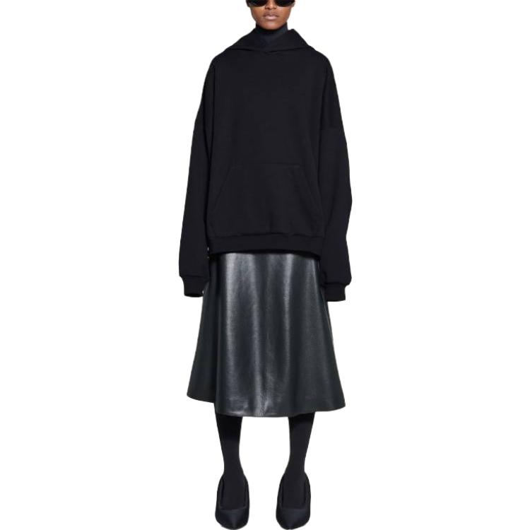 Женская худи Balenciaga (черный) — фото 4