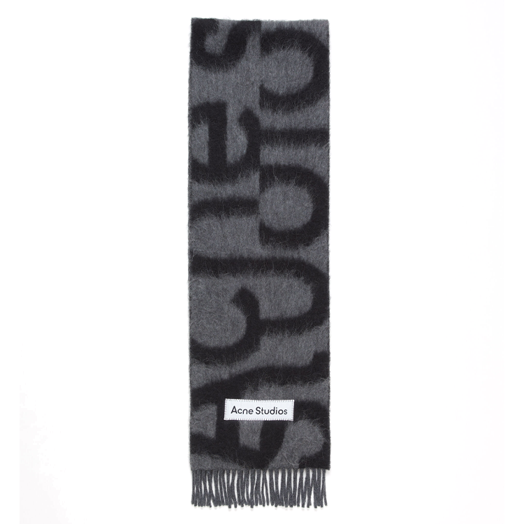 Мужской шарф Acne Studios (черный)