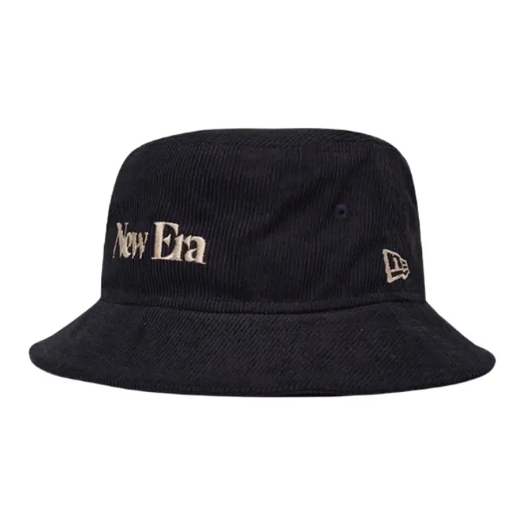 New Era Cotton Bucket Hats Unisex Black