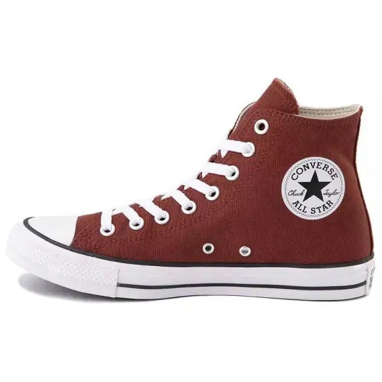 Converse All Star Anti-Slip Wear-Resistant High-Top Canvas Shoes Men's Brown