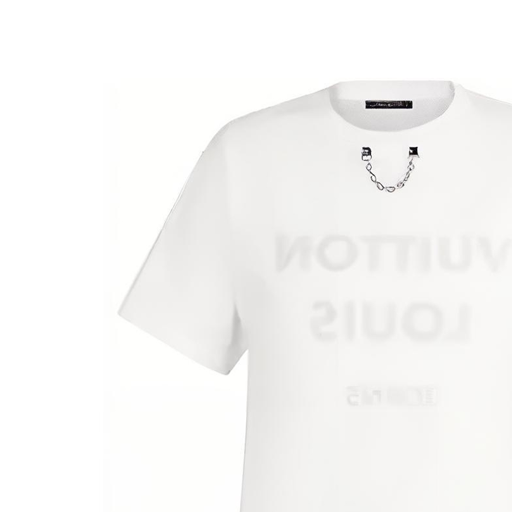 Женская футболка Louis Vuitton LOUIS VUITTON T (белая) — фото 4