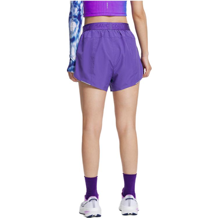 Saucony Running Shorts Women’s Ocean Wheel Purple