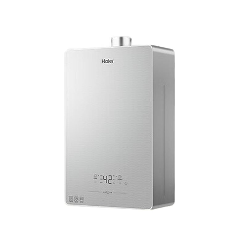 Haier gas water heater, household water and gas dual-adjustable precision thermostat, DC frequency conversion technology, intelligent segmented combustion, electric-assisted anti-freeze, multiple antibacterial kitchen modes JSQ25-13ZM5DMCG
