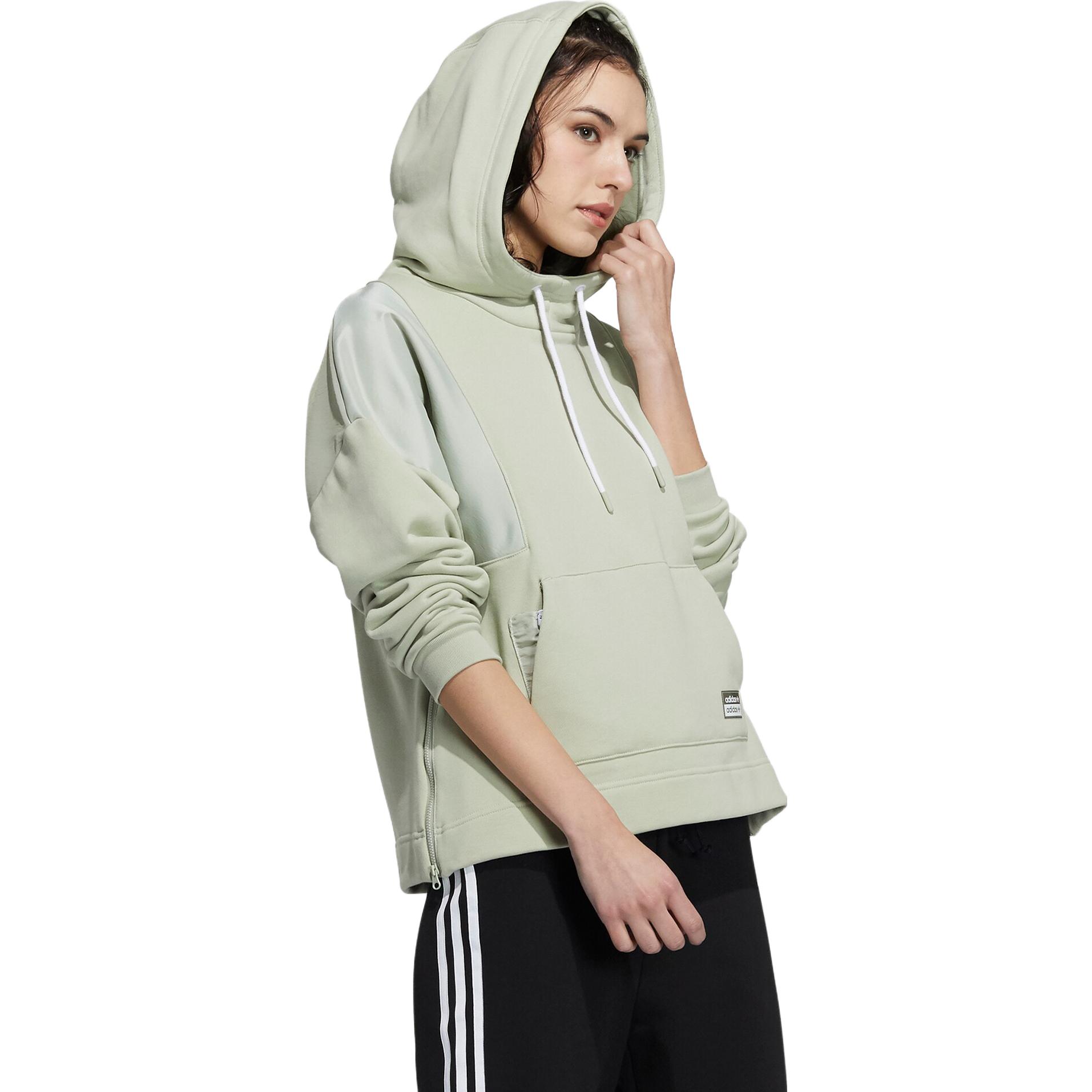 Женский свитшот adidas originals (зеленый) — фото 5