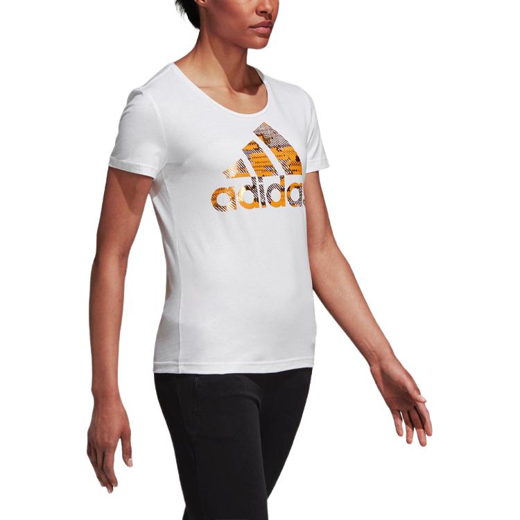 Женская футболка adidas (белая) — фото 4