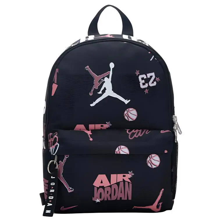 Jordan Polyester Backpacks Unisex Black
