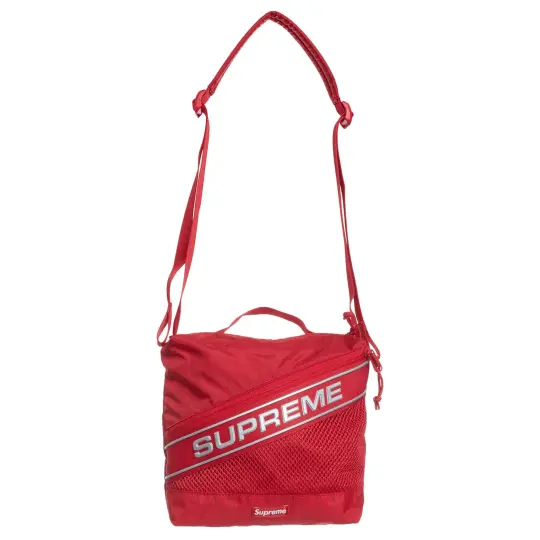 Supreme Waterproof Nylon Crossbody Bag, Shoulder Bag Regular Unisex Red
