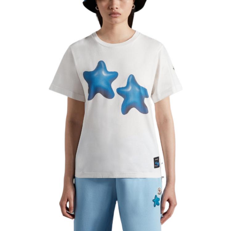 Женская футболка Moncler SS22 T (белая) — фото 2