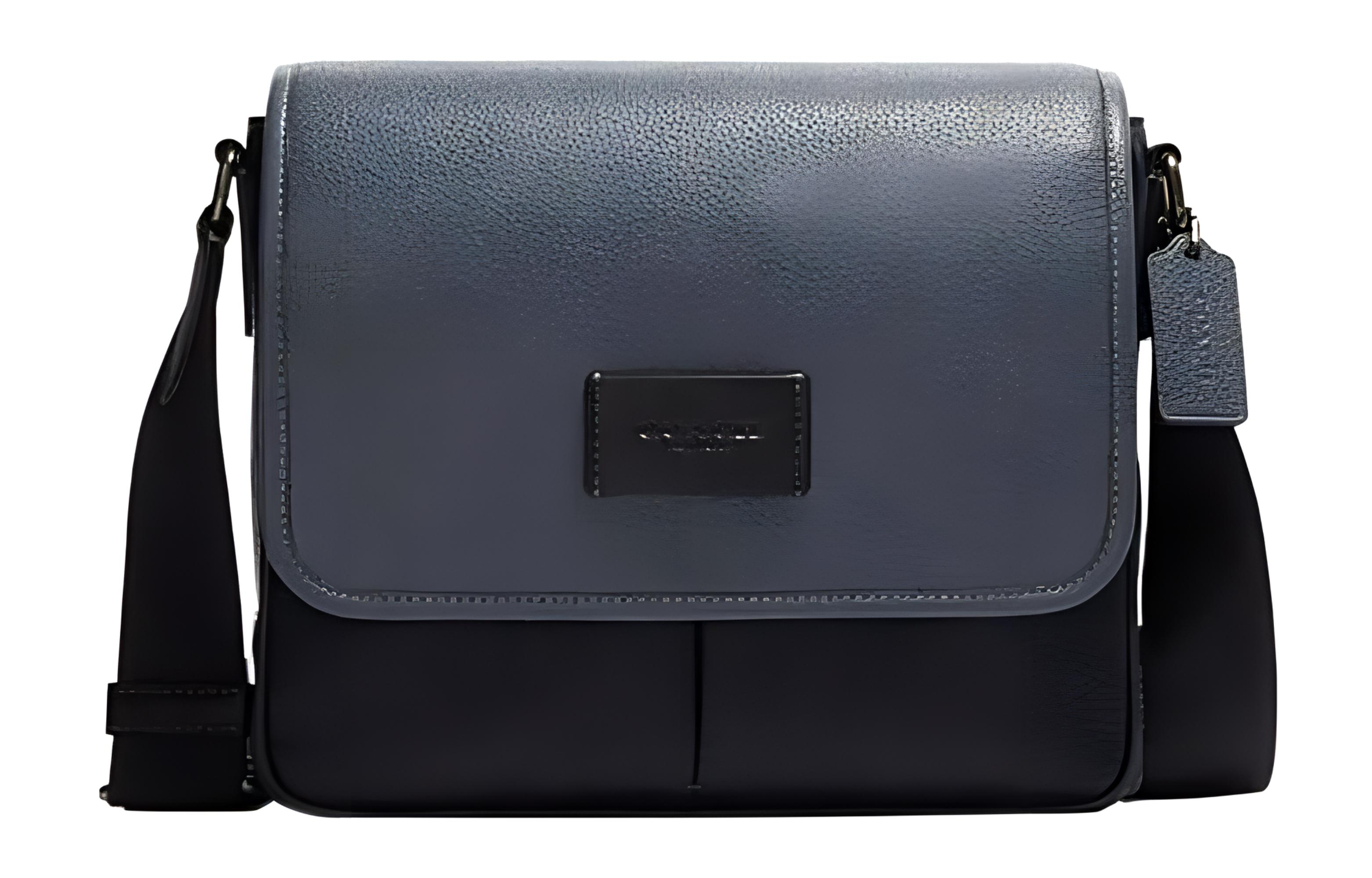 COACH Sprint Cow Leather Shoulder Bag, Crossbody Bag Medium Men's Blue