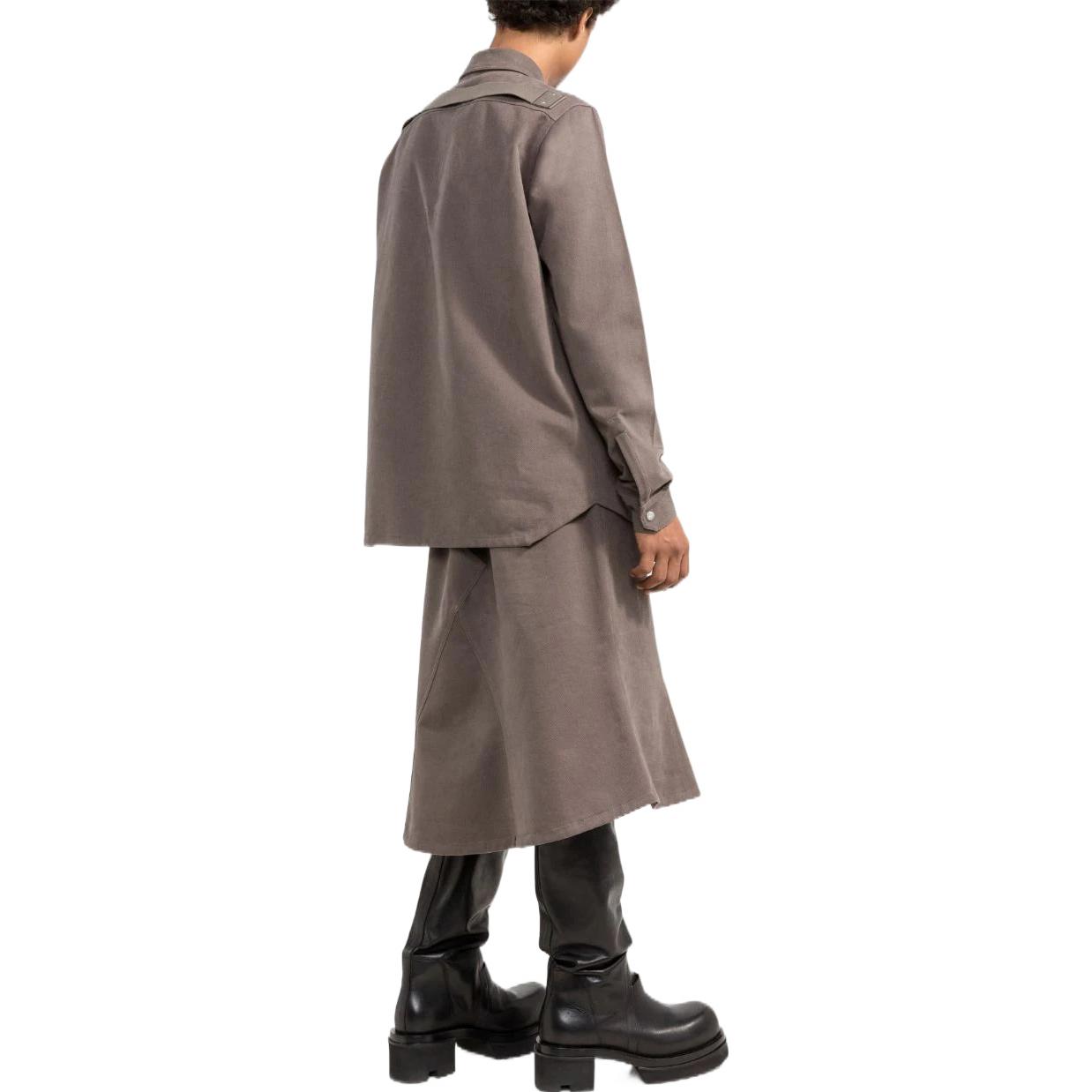 Юбка RICK OWENS FW22 (коричневая) — фото 2