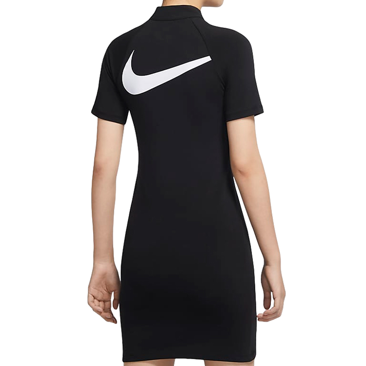 Платье Nike Sportswear Swoosh (черное) — фото 4