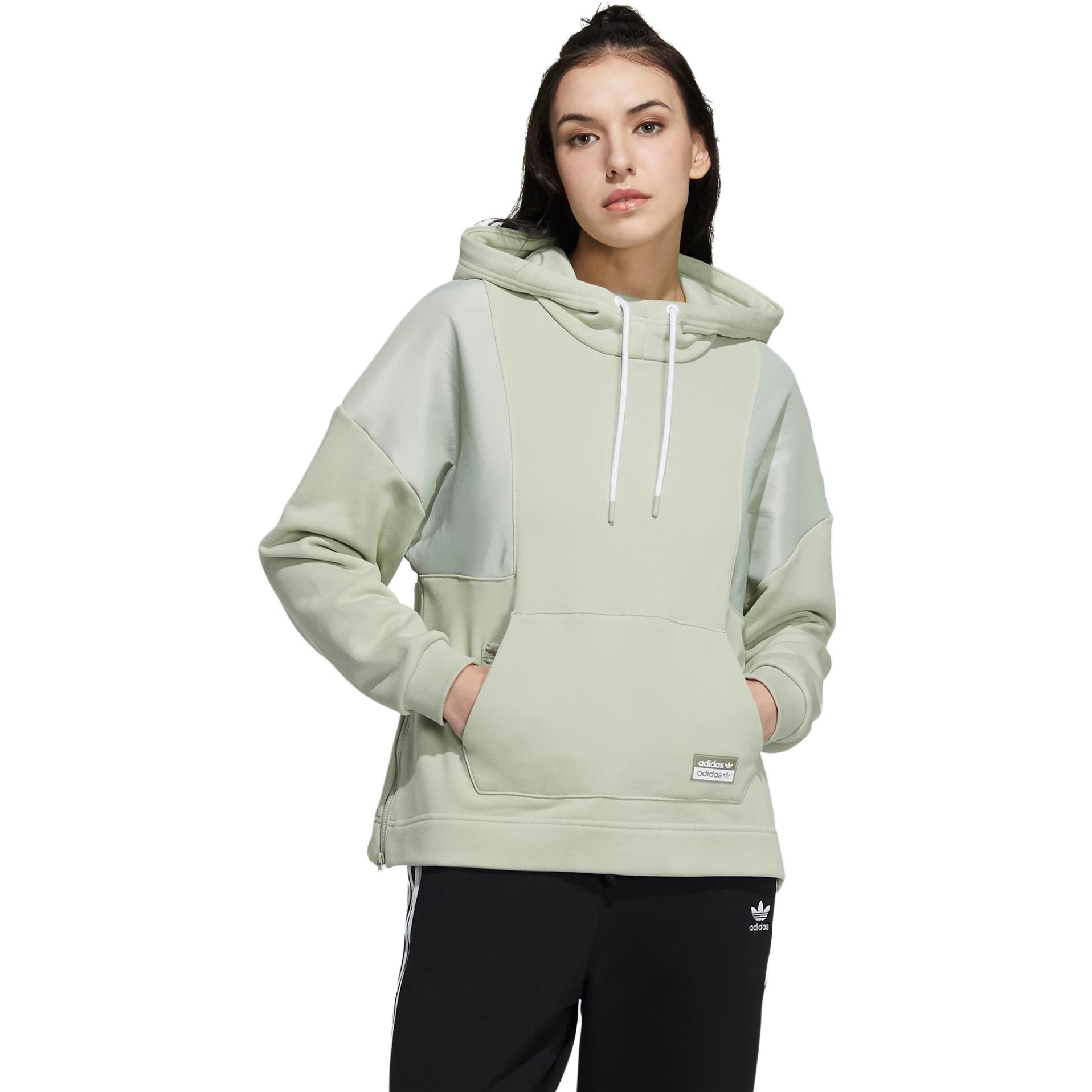 Женский свитшот adidas originals (зеленый) — фото 4