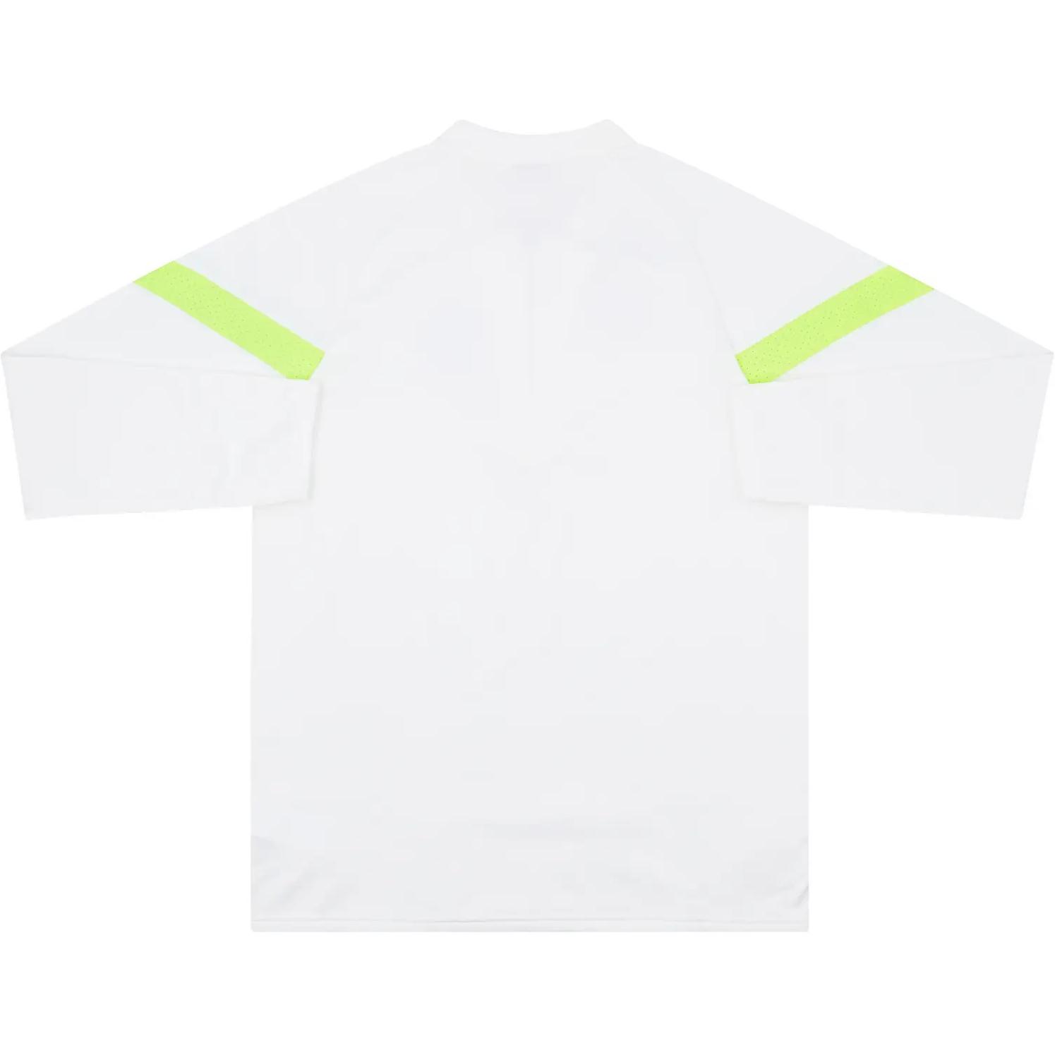 PUMA 2022 23 Manchester City 1/4 Zip Training Fleece Soccer Jersey Unisex White