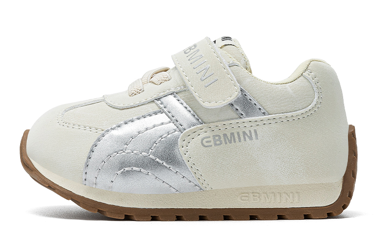 Inbemini soft sole, versatile, breathable and color-blocked casual sports shoes, fashionable and trendy Velcro, wear-resistant, lightweight, shock-absorbing, non-slip and anti-kicking, low-cut toddler shoes, infants and young children