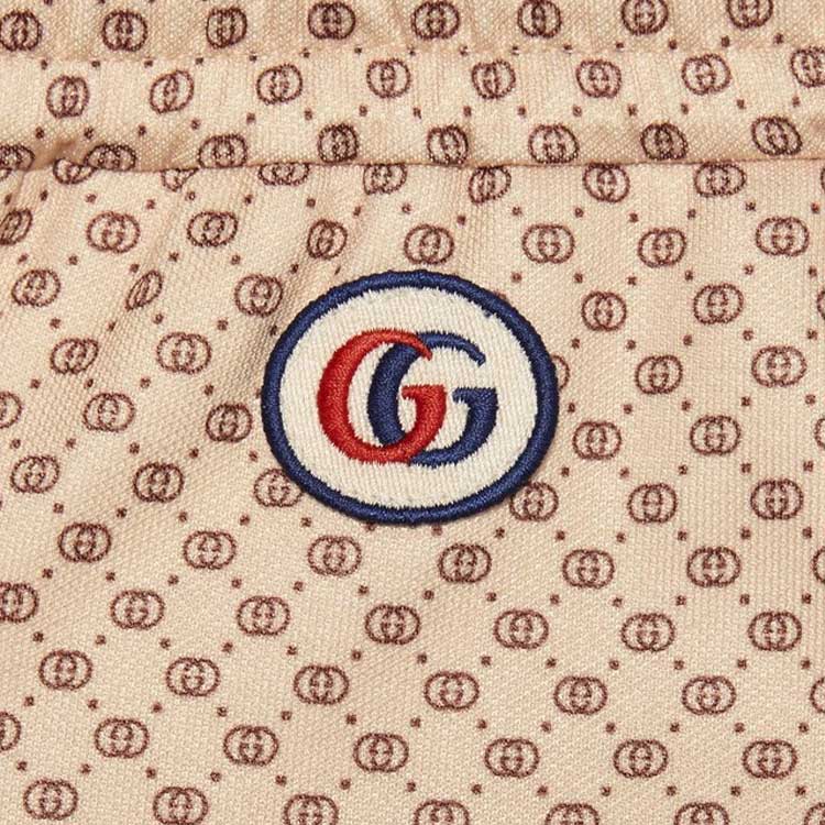 Женские штаны Gucci SS21 G (бежевый) — фото 6