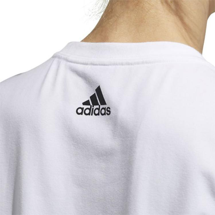 Женская футболка adidas Fi Tee Mountain (белая) — фото 6