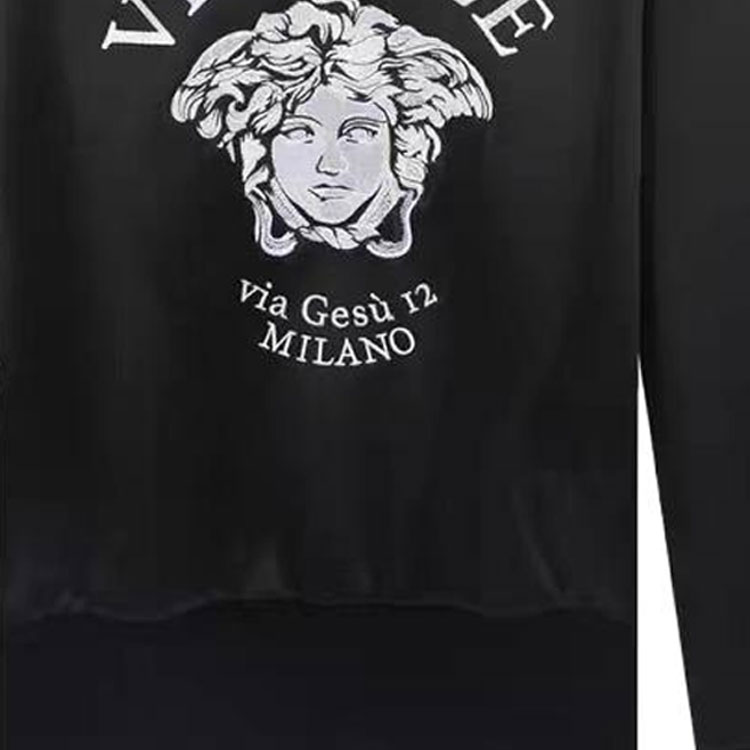 Женская худи Versace (черная) — фото 6