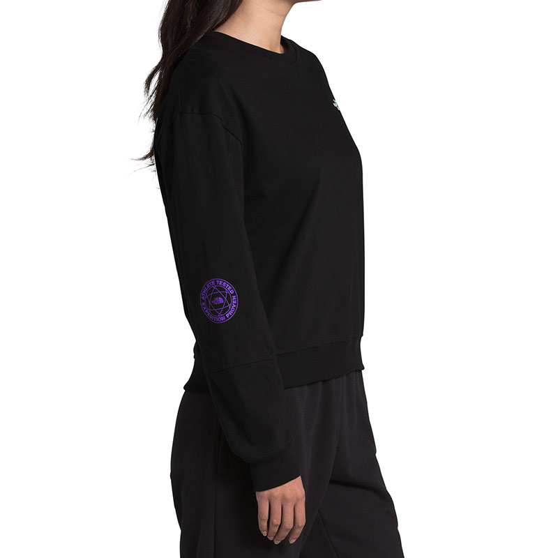 Женское худи The North Face GC Graphic collection L/S (черное) — фото 4