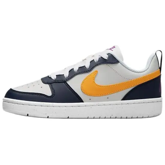 Nike Court Borough Low Recraft 'White Navy Gold' GS