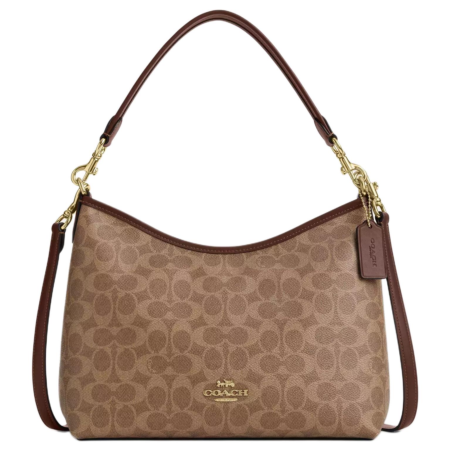 Женская сумка COACH Laurel 31 (коричневая)