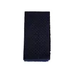 GUCCI Wool Knit Scarves Women's Blue Black