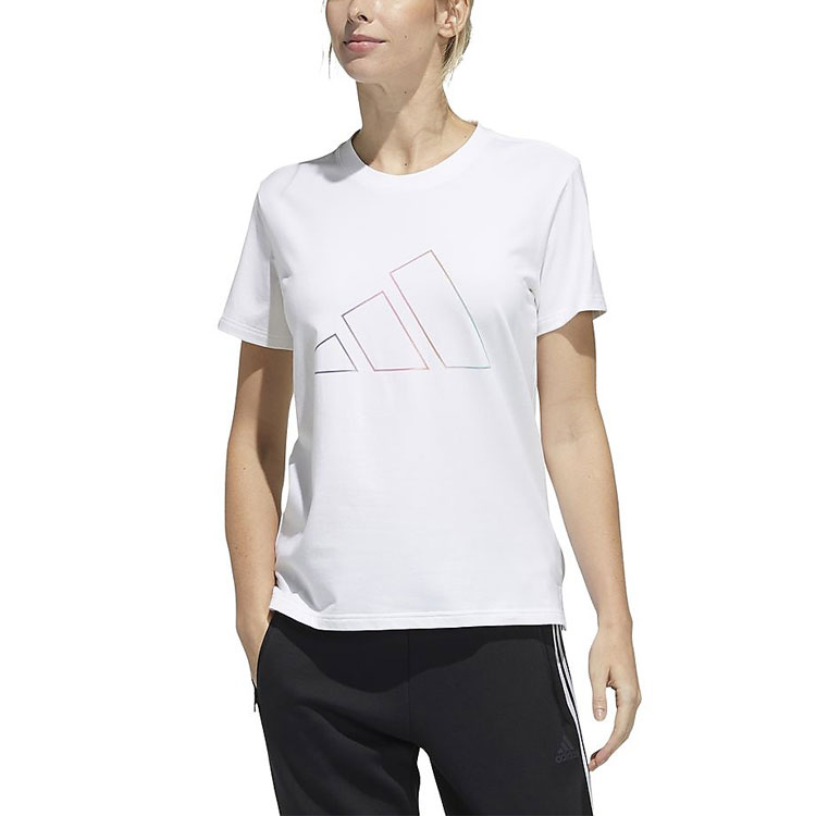 Женская футболка adidas Fi Tee Mountain (белая) — фото 2