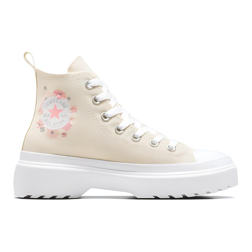 Кеды Converse Chuck Taylor All Star // (бело-розовые) — фото 2