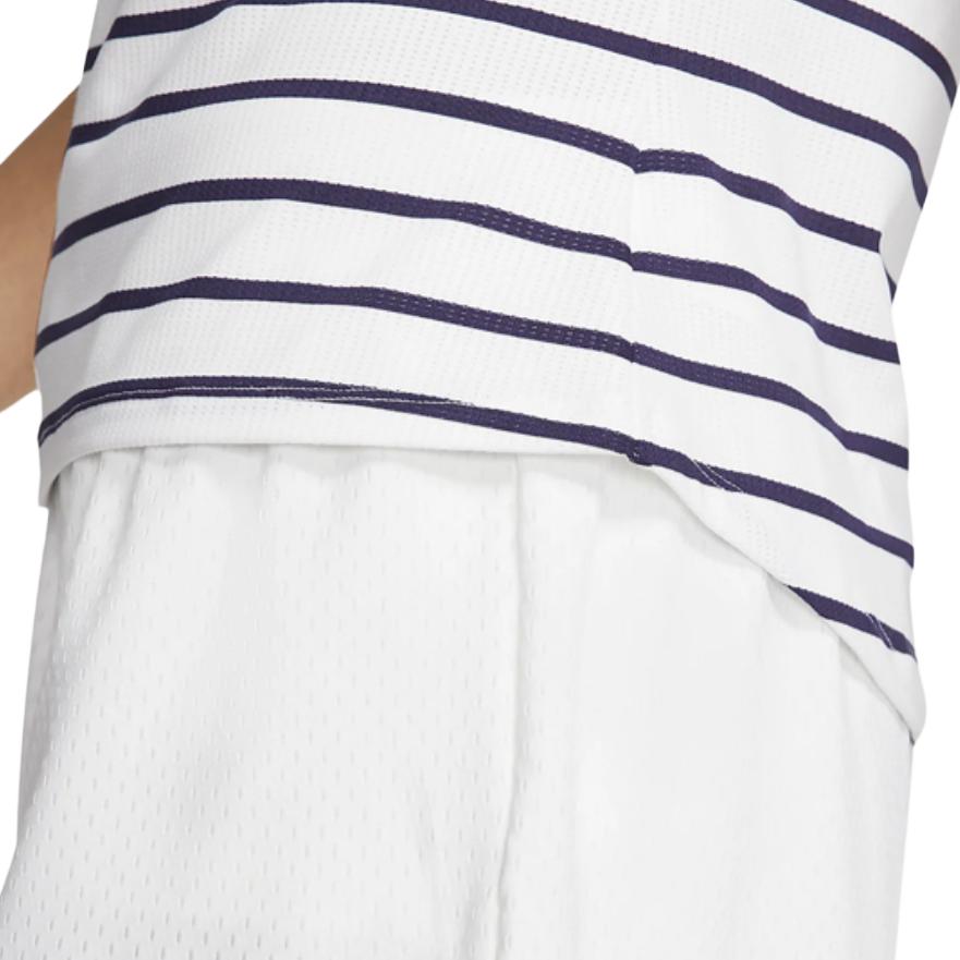 Nike Tennis Tops Women’s White Blue Crew Neck Moderate