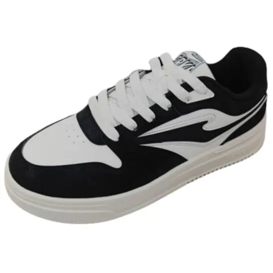 Erke Anti-Slip Wear-Resistant Low-Top Skateboard Shoes Men's White Black