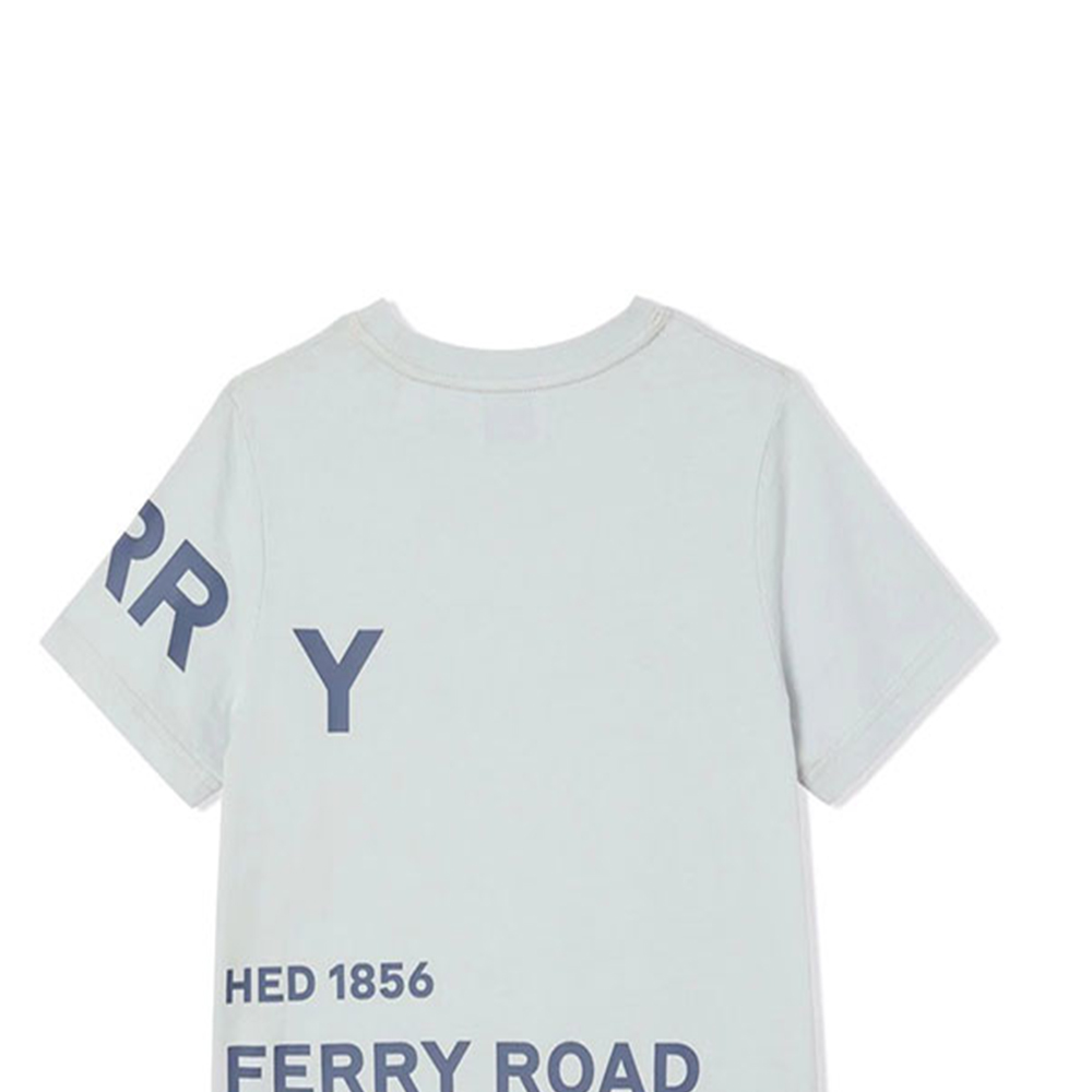 Мужская футболка Burberry SS22 Logo (серая) — фото 6