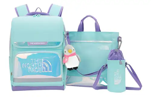 THE NORTH FACE Recycled Polyester Blended With Polyurethane School Backpack Women's Sky Blue