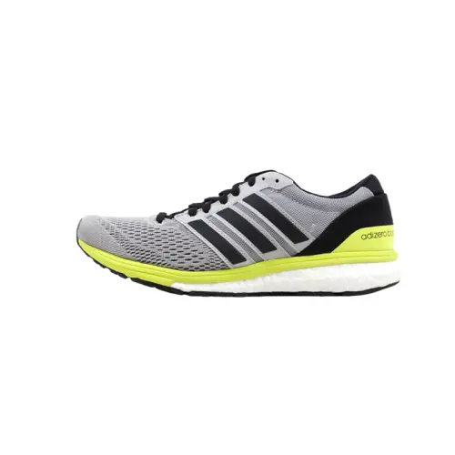 Adidas Adizero Boston 6 Slip Resistant Abrasion Resistant Low top Casual Running Shoes Women's Gray