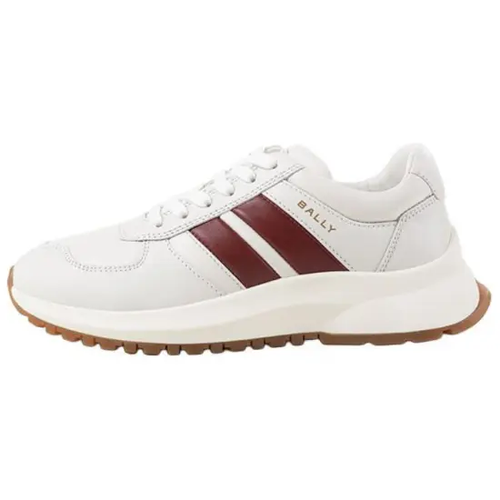 BALLY Darsyl Striped Leather Sneakers Women's