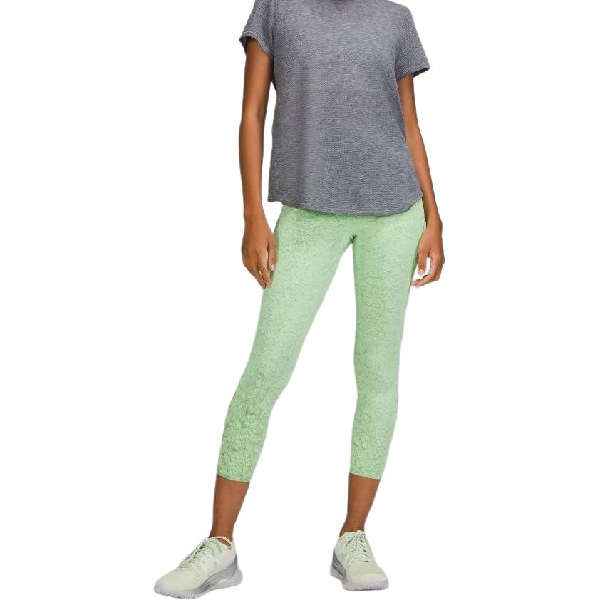 Lululemon Base Pace High Rise Running Tight Sports Pants Women’s Washable Pebble Green