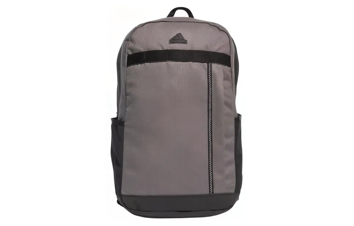 Adidas Recycled And Recycled Material Blend Fabric Backpack Medium Unisex Dark Gray