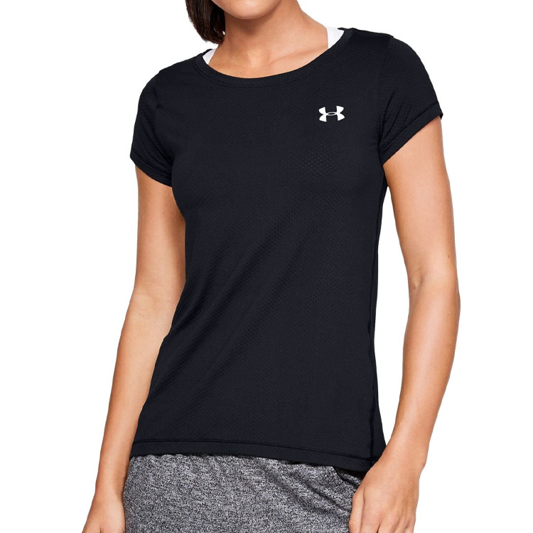 Женская футболка Under Armour Logo (черная) — фото 6