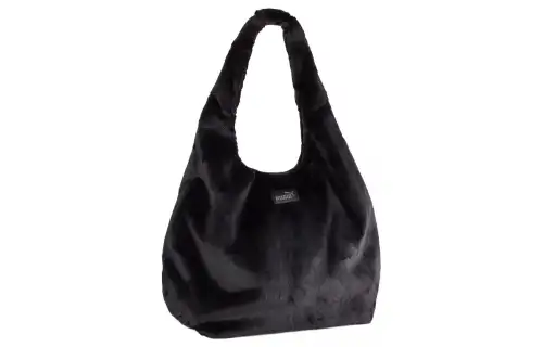PUMA Polyester Hobo Bag, Tote Bag, Shopping Bag, Shoulder Bag, Handbag Large Women's Black