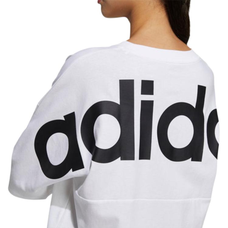 Женская футболка adidas neo (белая) — фото 6