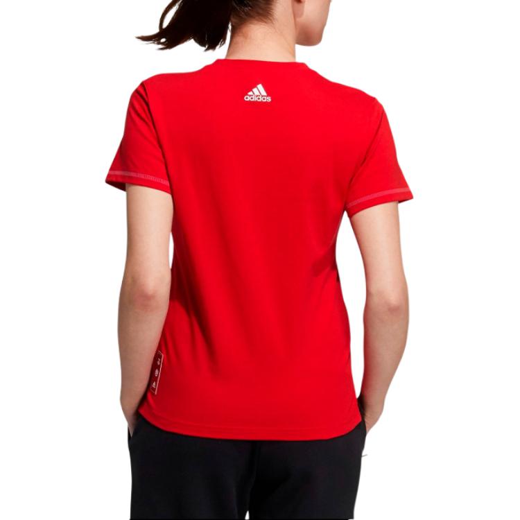 Женская футболка adidas CNY (красный) — фото 4