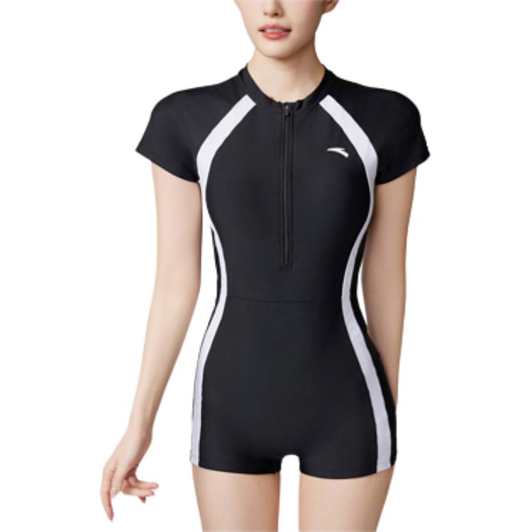 Anta One piece Swimsuit Women’s Black/Pure White