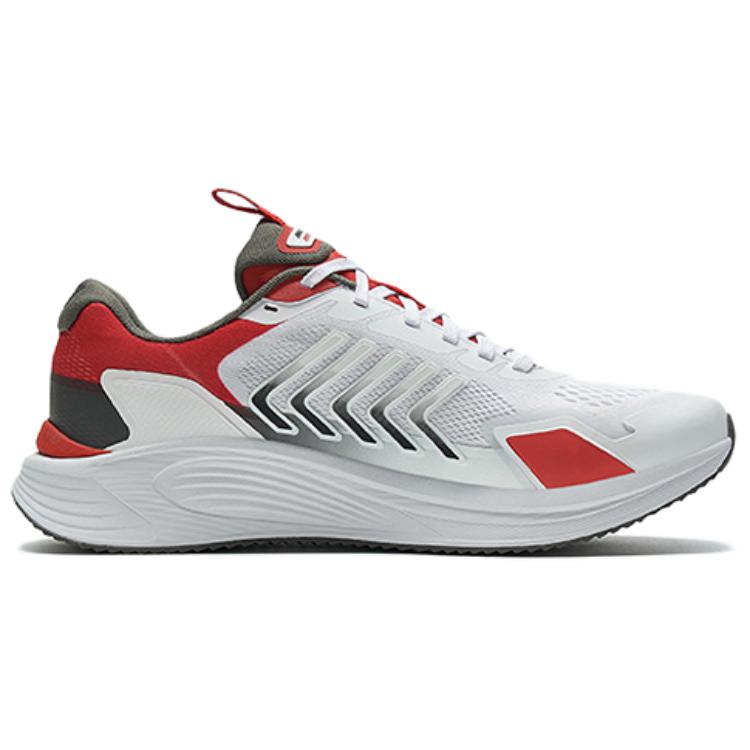K·SWISS Slip Resistant Abrasion Resistant Low top Running Shoes Men’s White Red