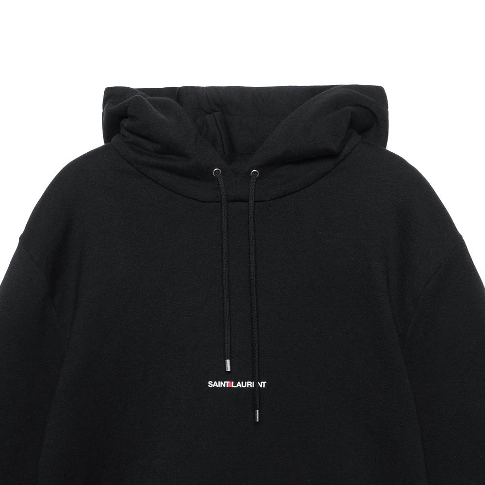 Женское худи SAINT LAURENT SAINT LAURENT FW21 Logo (черное) — фото 6
