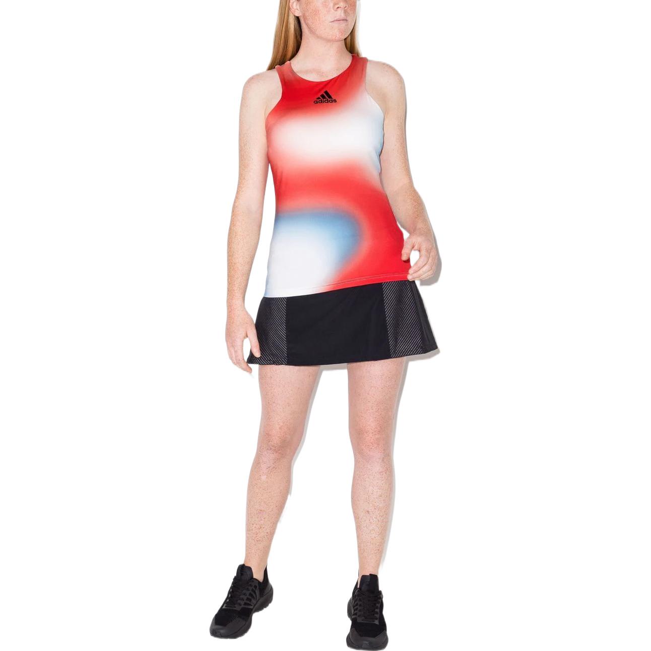 Adidas Free Shipping With AdiClub Melbourne Tennis Printed Match Tank Top