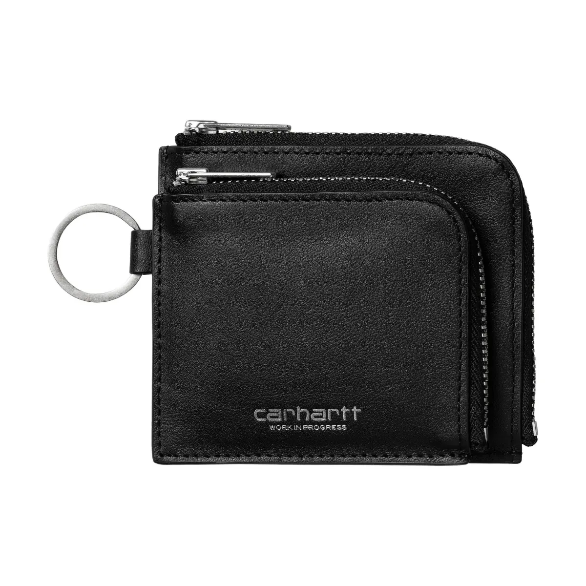 Carhartt WIP Cow Leather Wallet Unisex Black